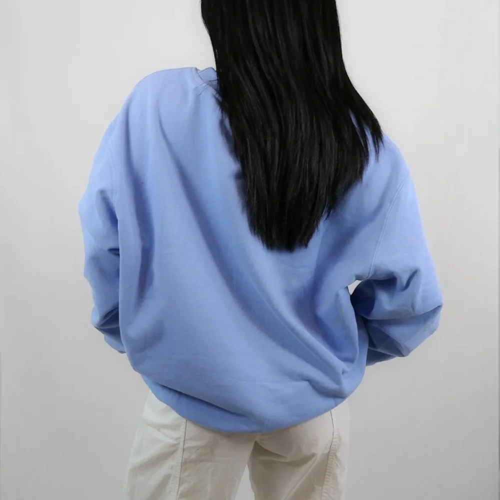 NWOT 1987 the label OLD MONEY CREW IN "HYDRANGEA" crewneck sweatshirt top - Picture 2 of 7